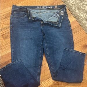 Men's Straight Jeans - Blue